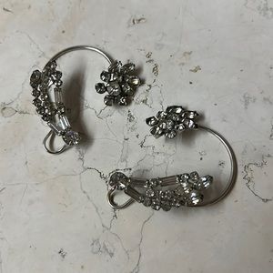 Vintage Rhinestone Earcuffs
